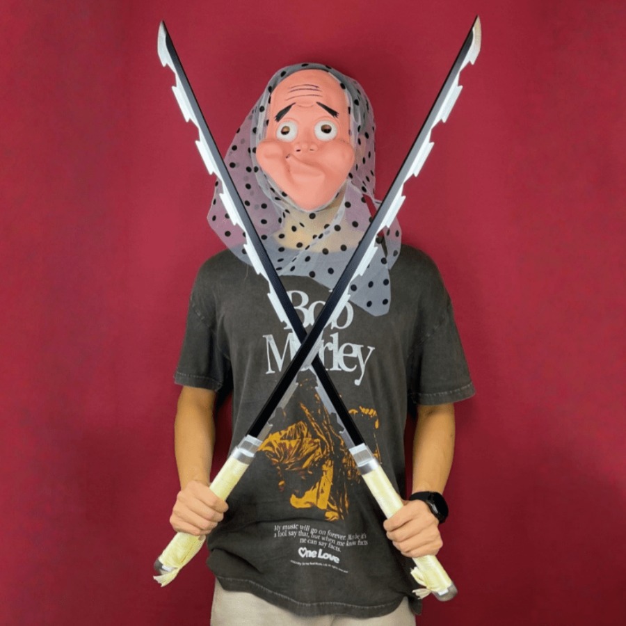 Cosplay Prop Dagger - 40인치 귀멸의 칼날 이노스케 카타나 애니메이션