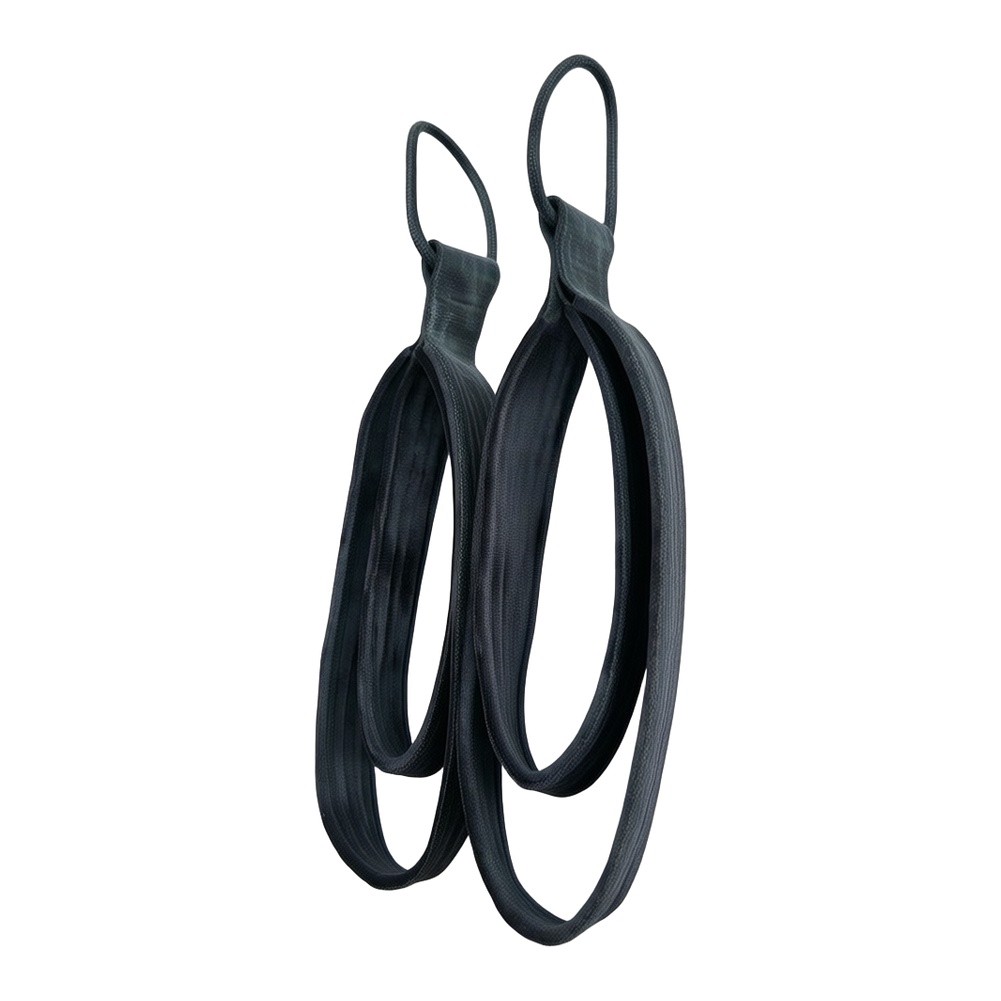 블랙 색상의 이중 루프형 필라테스 리포머 스트랩, 손과 - D Ring Strap 리뷰 및 가격